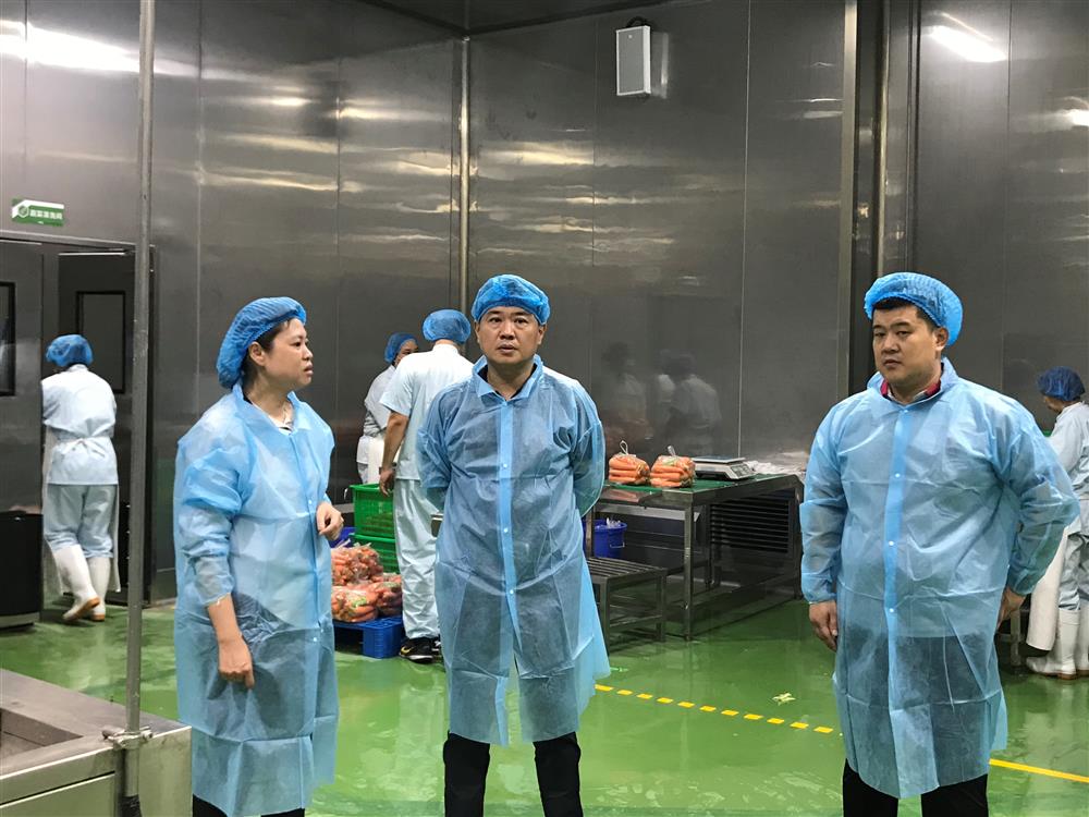 永利集团88304纪委书记卢刚赴金德利集团食品产业园调研