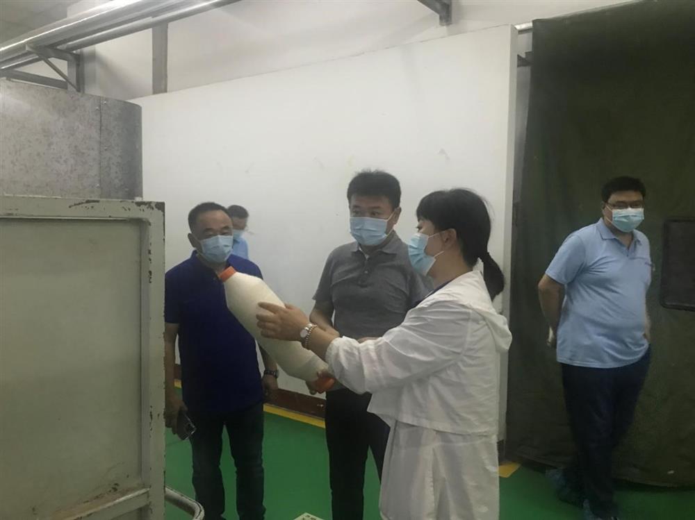永利集团88304纪委书记卢刚赴元首集团 平阴纺织工业园调研